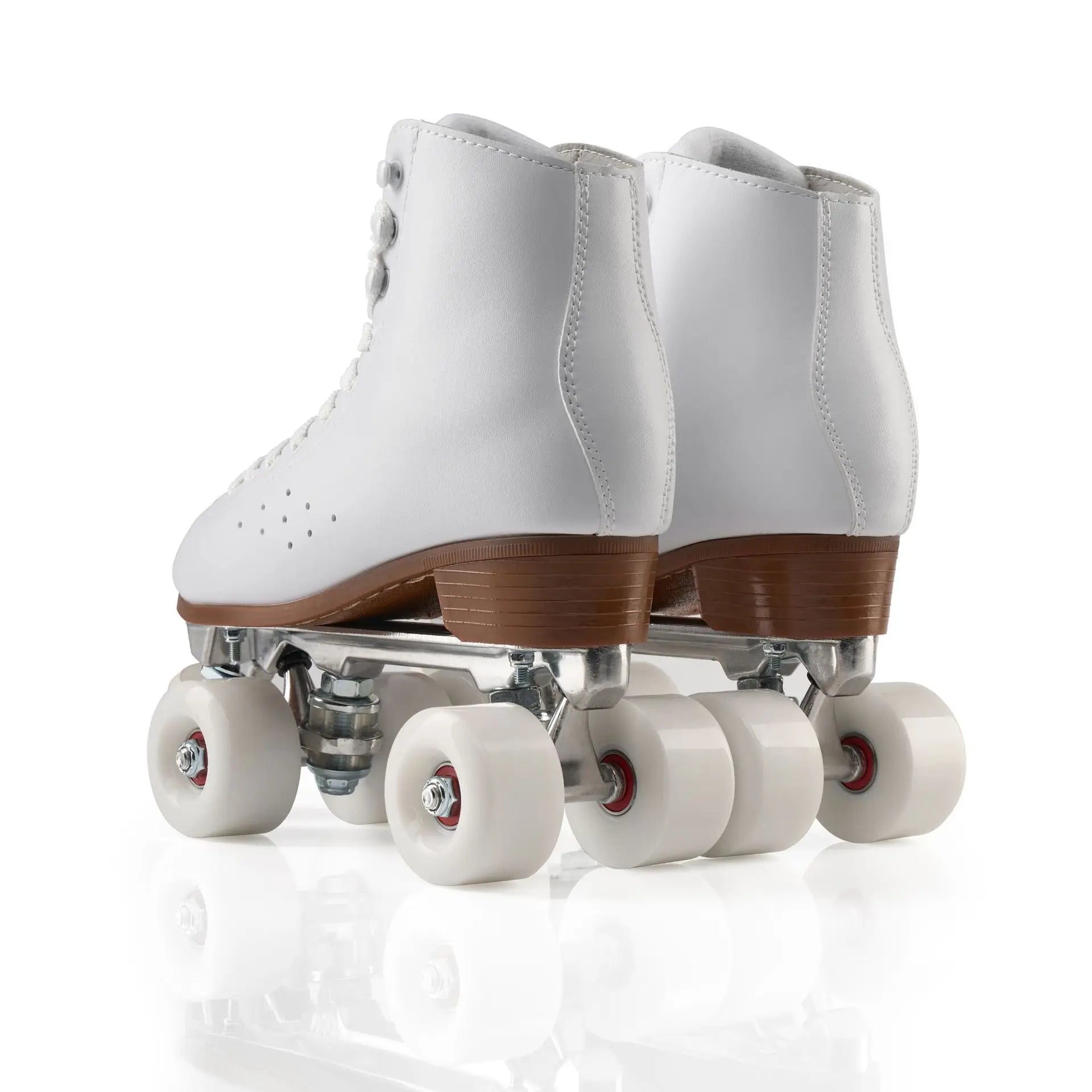 Men Women Quad Roller Skates Rink Use, Adjustable Big Brake Roller Shoes with Shock Absorbing, Breathable Comfort Fit Durable