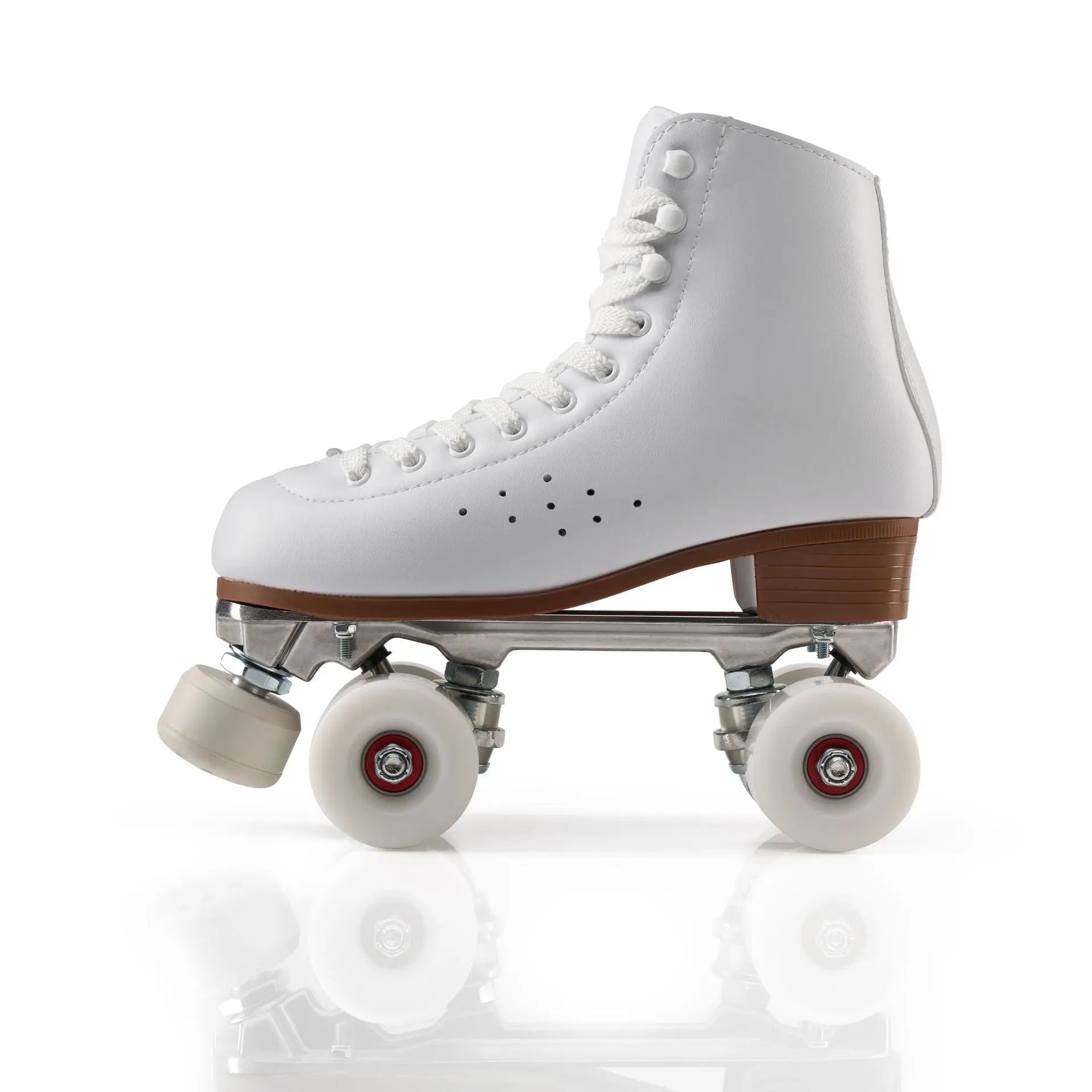 Men Women Quad Roller Skates Rink Use, Adjustable Big Brake Roller Shoes with Shock Absorbing, Breathable Comfort Fit Durable