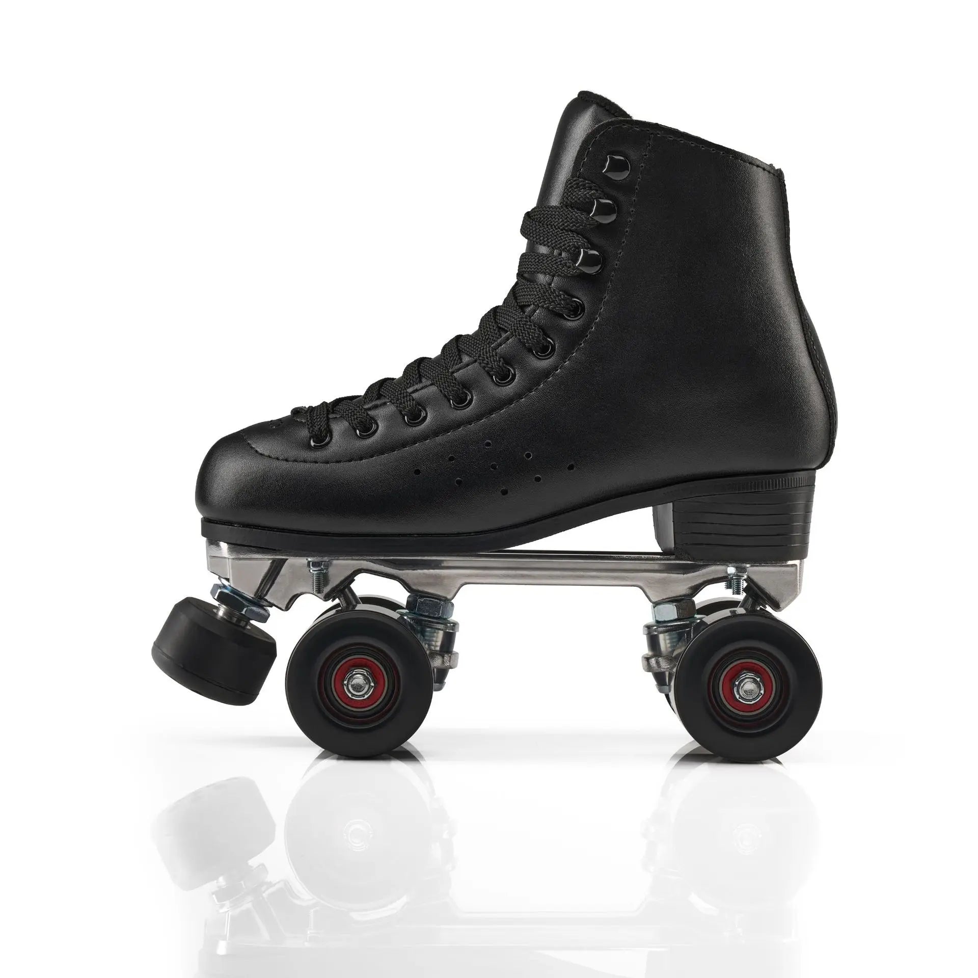 Men Women Quad Roller Skates Rink Use, Adjustable Big Brake Roller Shoes with Shock Absorbing, Breathable Comfort Fit Durable