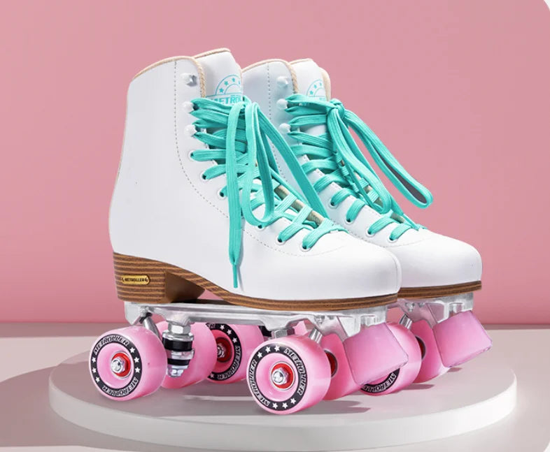 New Product Quad Four Wheel Roller Skates Double Adjustable Double Row Roller Skates Wholesale Kids Roller Skates