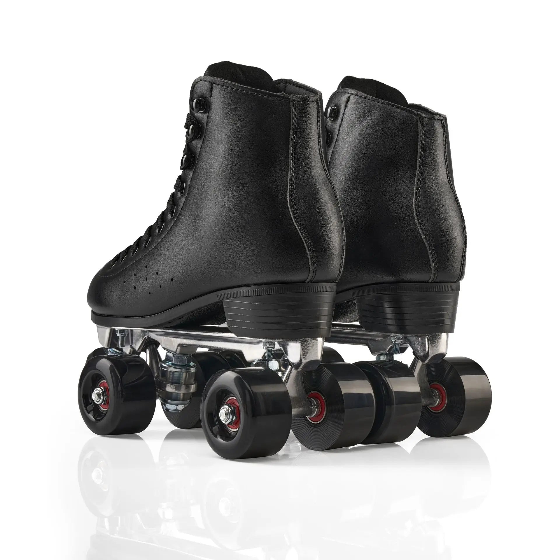 Men Women Quad Roller Skates Rink Use, Adjustable Big Brake Roller Shoes with Shock Absorbing, Breathable Comfort Fit Durable