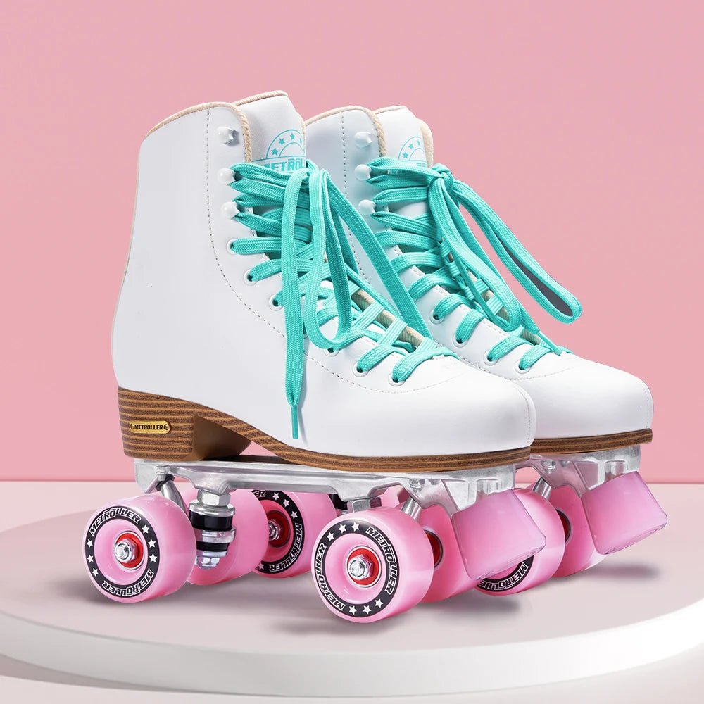 New Product Quad Four Wheel Roller Skates Double Adjustable Double Row Roller Skates Wholesale Kids Roller Skates