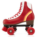 Men Women Quad Roller Skates Rink Use, Adjustable Big Brake Roller Shoes with Shock Absorbing, Breathable Comfort Fit Durable